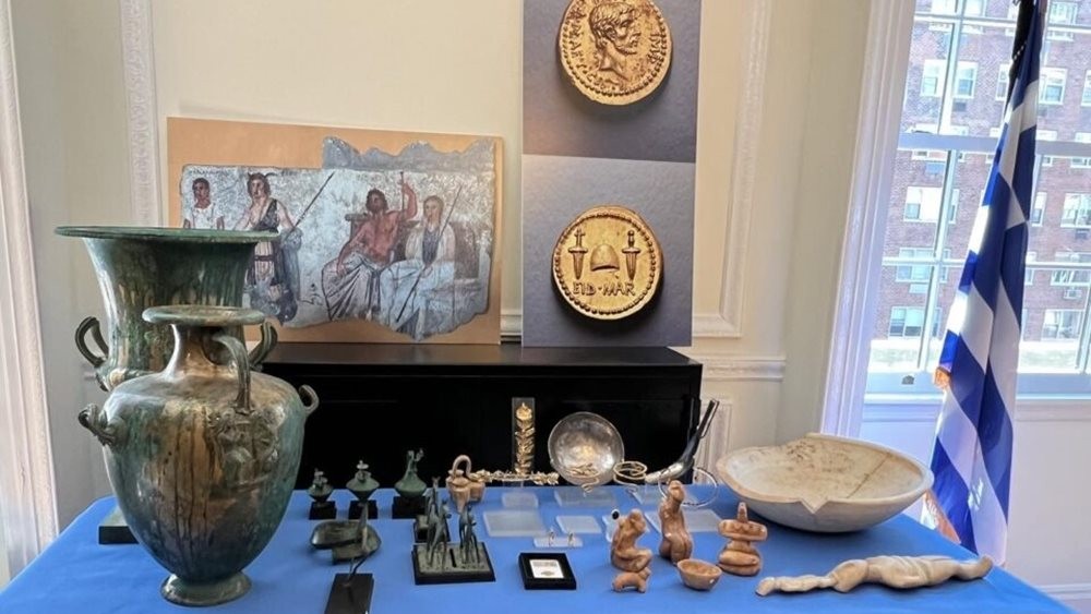 Υπ. Πολιτισμού: Επαναπατρίζονται 29 πολύτιμες αρχαιότητες στην Ελλάδα