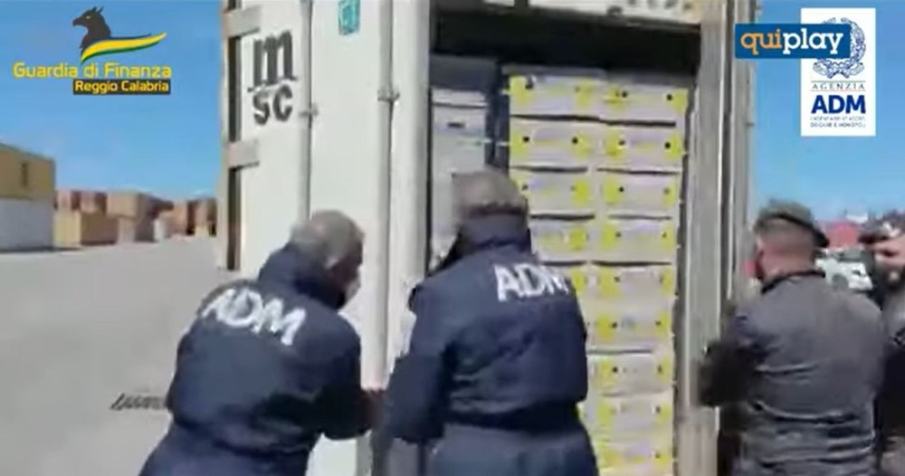 Δύο τόνους κοκαΐνη κατέσχεσε η Ιταλική αστυνομία στη Σικελιά