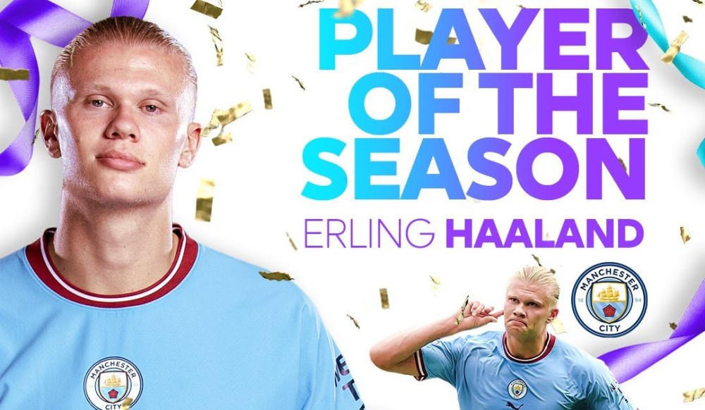 Έρλινγκ Χάαλαντ: ποδοσφαιριστής της χρονιάς στην Premier League