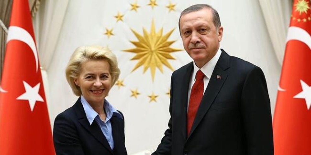 Επικοινωνία της Ούρσουλα φον ντερ Λάιεν με τον πρόεδρο της Τουρκίας Ερντογάν