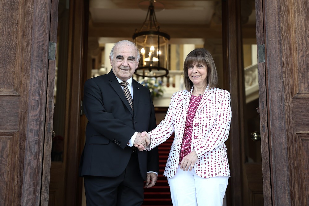 Κατερίνα Σακελλαροπούλου: συνάντηση με τον Πρόεδρο της Μάλτας Τζορτζ Βέλα