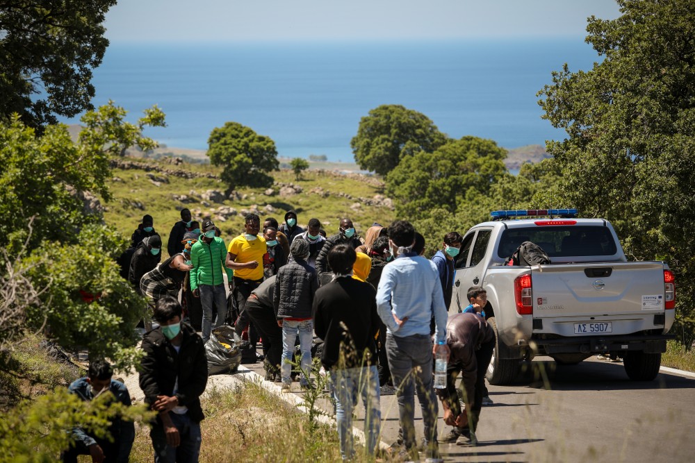 Σάμος: απεγκλωβισμός 31 μεταναστών από δύσβατη περιοχή