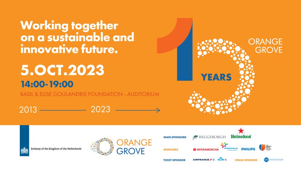 Πρεσβεία Ολλανδίας:  το Orange Grove γίνεται 10 ετών και γιορτάζει