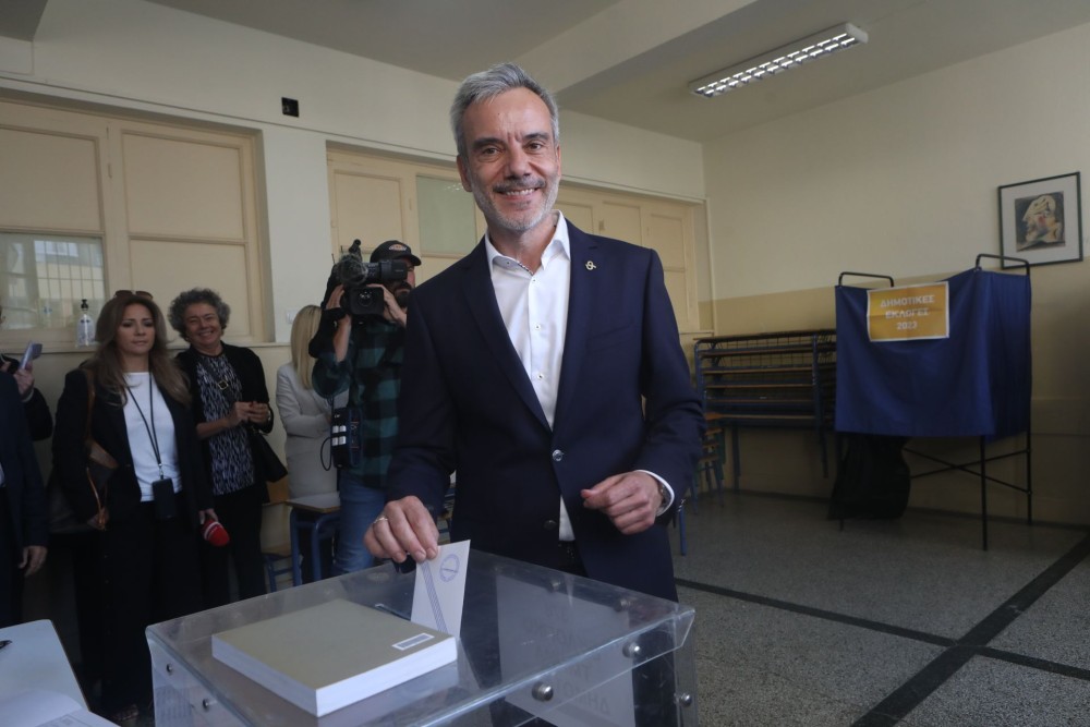 Ψήφισε ο Κωνσταντίνος Ζέρβας: Η Θεσσαλονίκη δεν γυρίζει πίσω