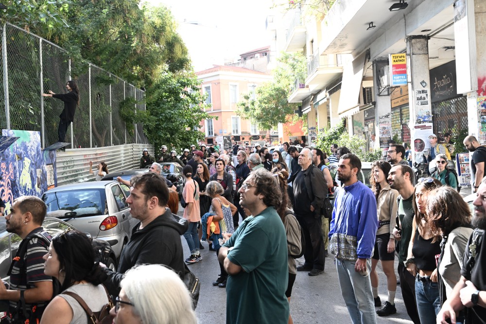 Ένταση στα Εξάρχεια για το μετρό - Τι είπε ο Χάρης Δούκας