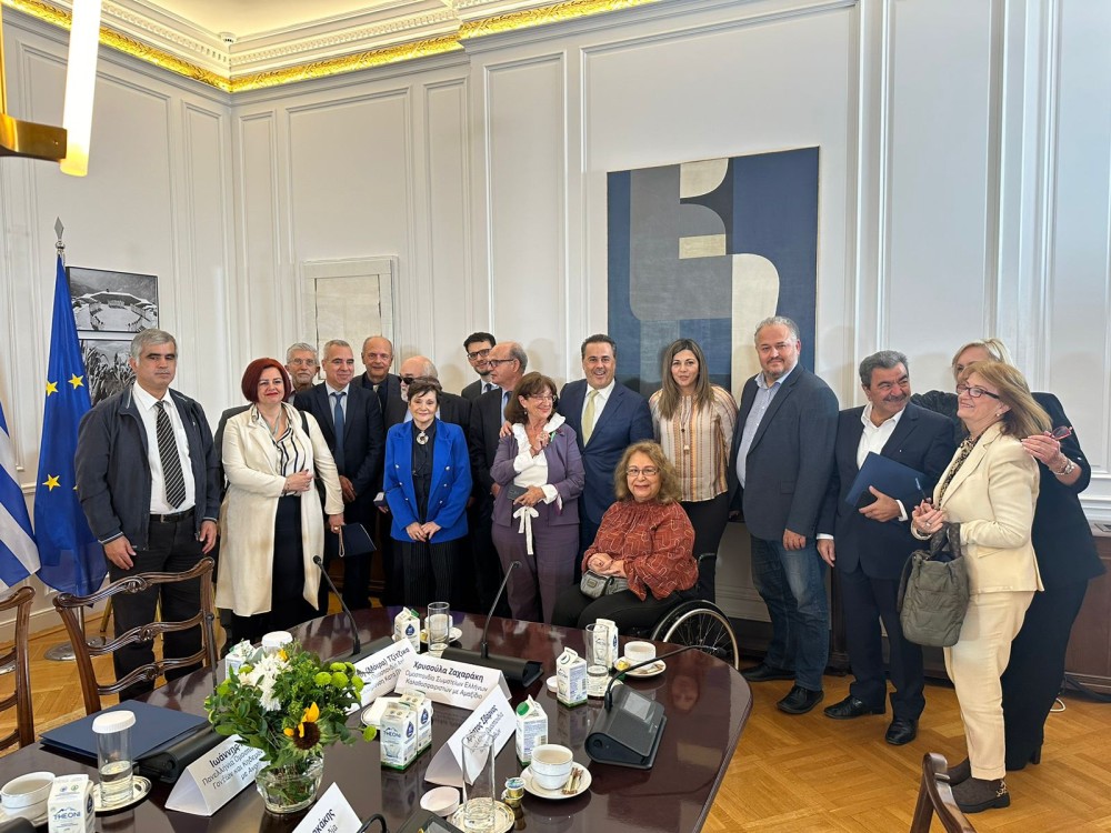 Συνάντηση Παπασταύρου και Ζαχαράκη με ΕΣΑμεΑ, Εθνική Αρχή Προσβασιμότητας και δευτεροβάθμιες Ομοσπονδίες ΑμεΑ