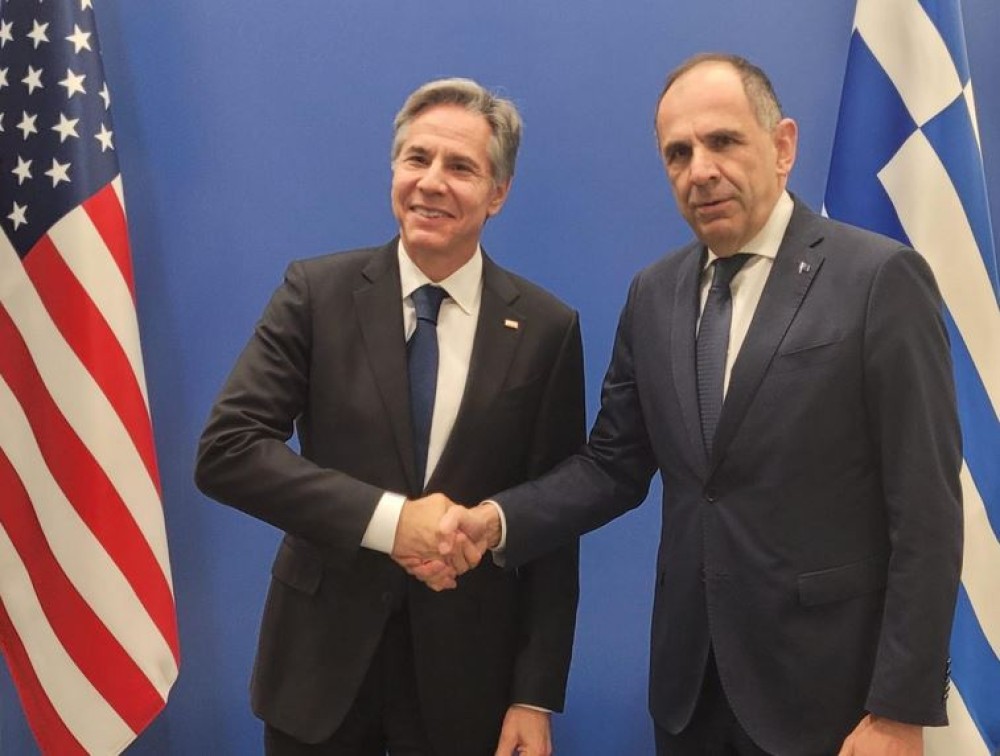 Γεραπετρίτης και Μπλίνκεν εγκαινιάζουν τον 5ο Στρατηγικό Διάλογο ΗΠΑ-Ελλάδας