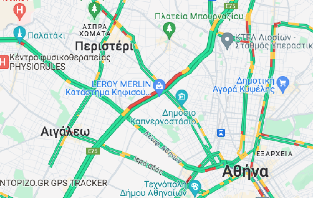 Μποτιλιάρισμα 20 χλμ. στην εθνική Αθηνών-Λαμίας λόγω τροχαίου - Ουρές και στον Κηφισό- Ομαλοποιήθηκε η κατάσταση