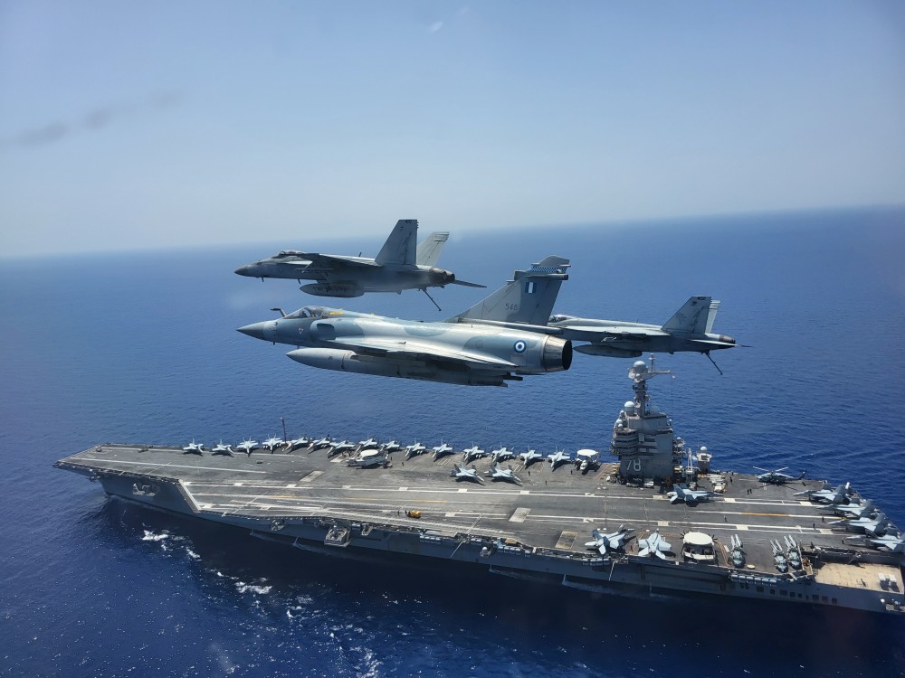 Στη Σούδα το αμερικανικό αεροπλανοφόρο «USS Gerald Ford»