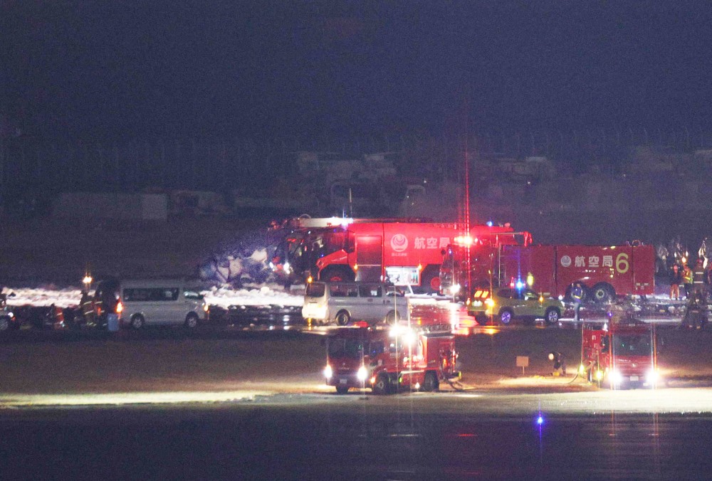 Σύγκρουση αεροπλάνων στο Τόκιο: πέντε οι νεκροί του αεροσκάφους της ακτοφυλακής