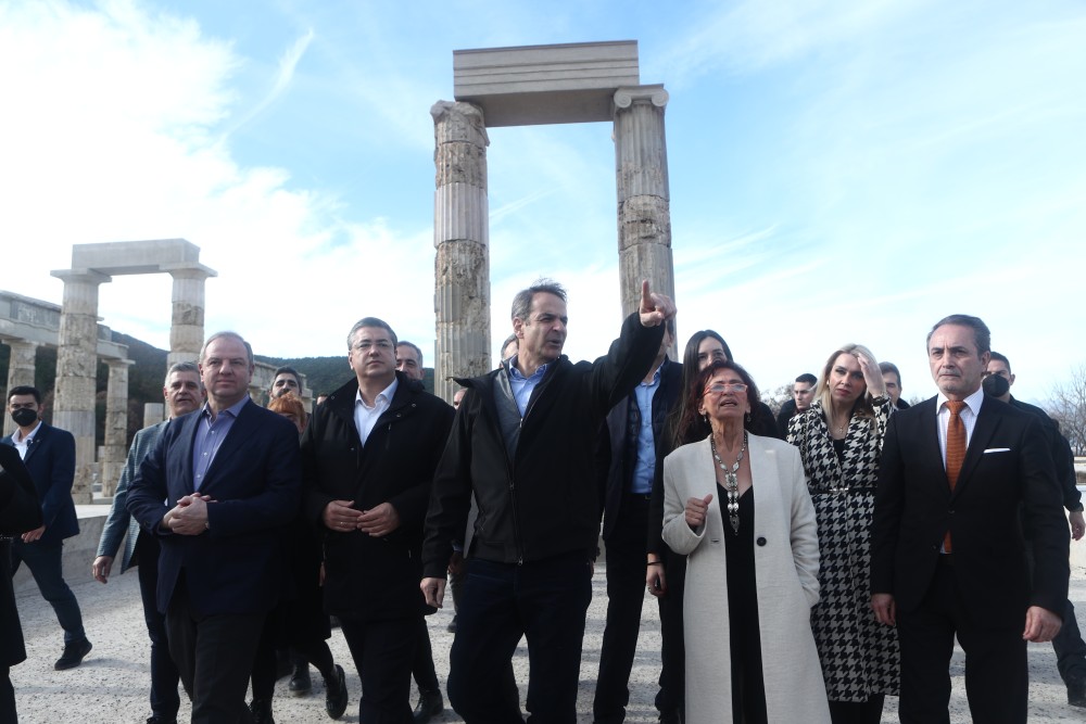 Κυριάκος Μητσοτάκης: Το ανάκτορο του Βιλίππου Β&#x27; επιβεβαιώνει την ελληνική διαχρονικότητα της Μακεδονίας