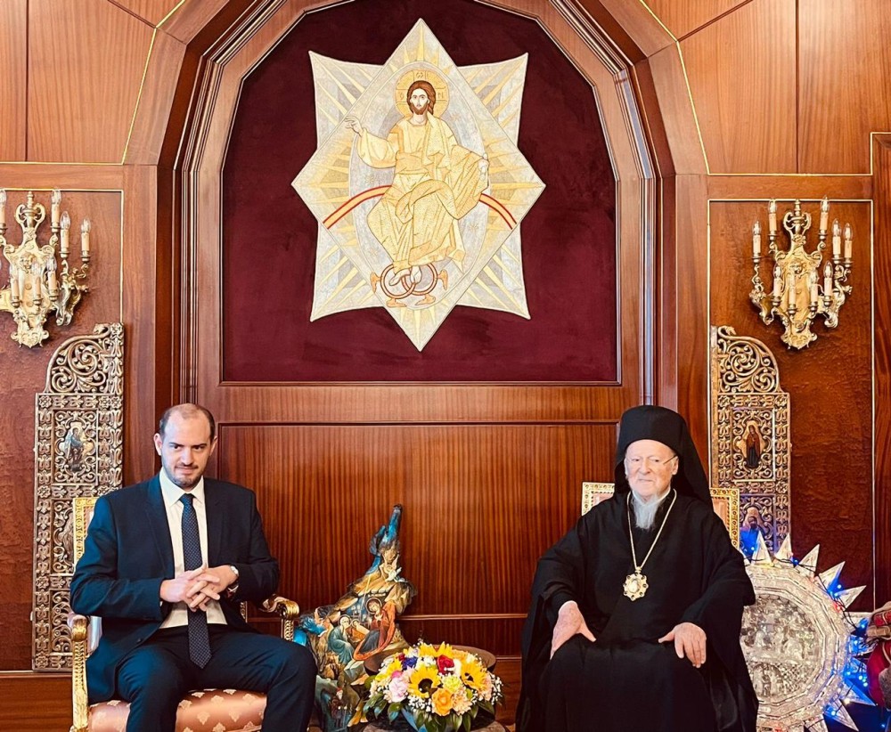 Ο υφυπουργός Εξωτερικών Γιώργος Κώτσηρας στον εορτασμό των Θεοφανίων στο Οικουμενικό Πατριαρχείο