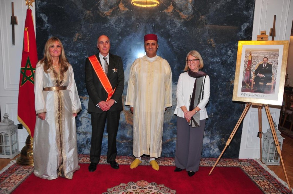 Πρεσβεία Μαρόκου: παρασημοφόρηση του Έλληνα πρέσβη Νικόλαου Αργυρού