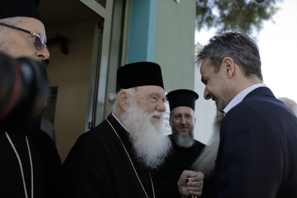 Κυριάκος Μητσοτάκης από Δήλεσι: Στενή η συνεργασία του κράτους με την Εκκλησία