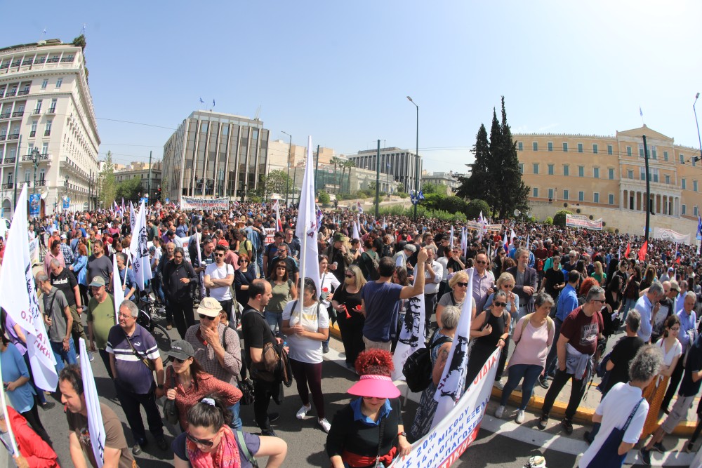 Απεργία: άνοιξε το κέντρο της Αθήνας μετά τις κινητοποιήσεις - Χωρίς μετρό, ηλεκτρικό, τραμ