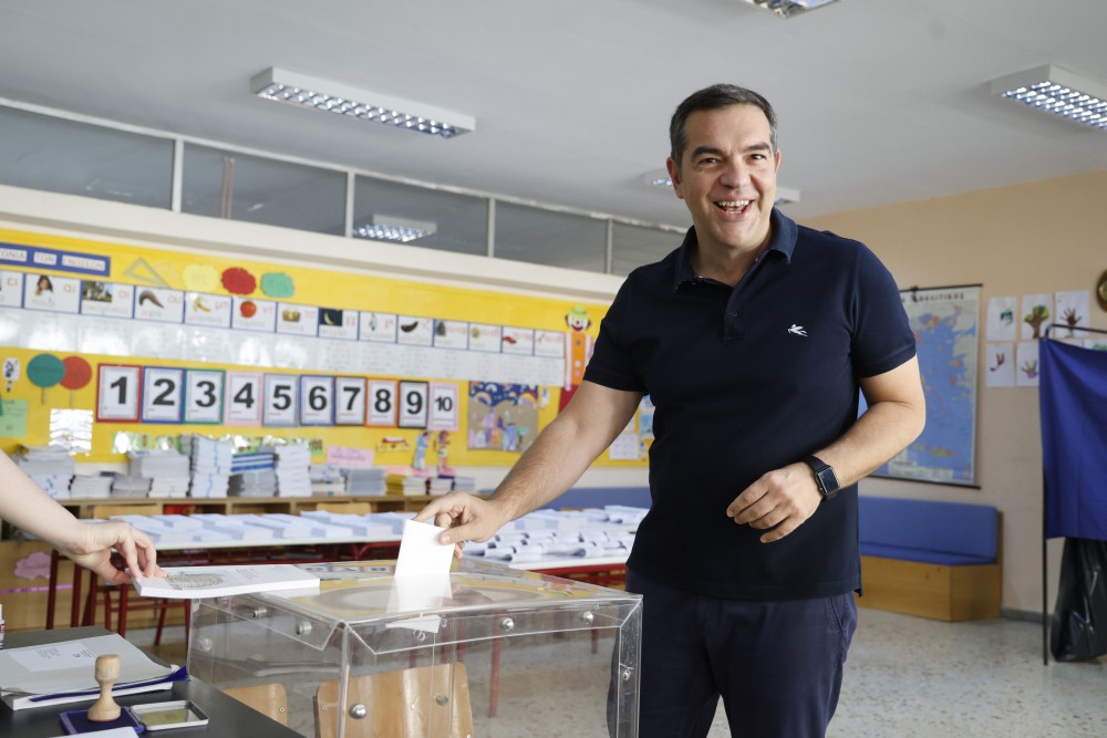 Στην Κυψέλη ψήφισε ο Αλέξης Τσίπρας- δεν έκανε δηλώσεις