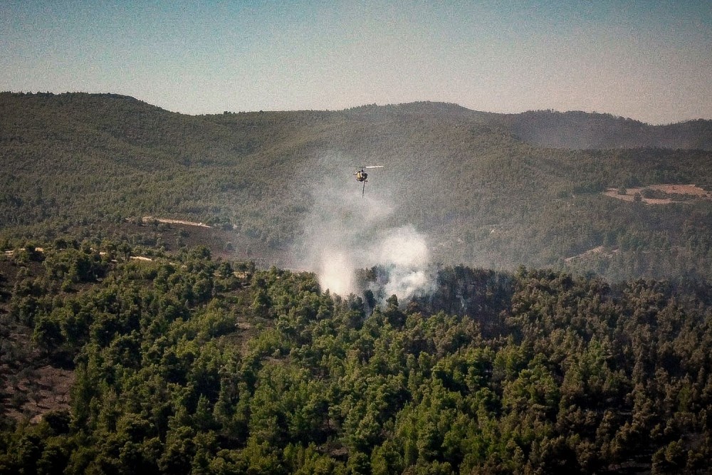 Φωτιά στην Εύβοια: μεγάλη αναζωπύρωση στο Αφράτι