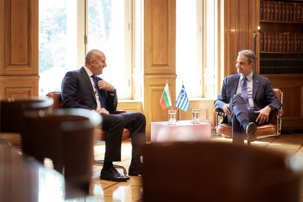 Οι διμερείς σχέσεις Ελλάδας-Βουλγαρίας στη συνάντηση Μητσοτάκη-Ράντεφ