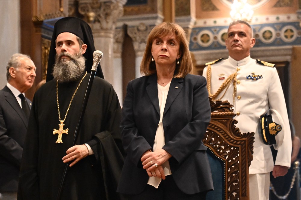 Στο αρχιερατικό μνημόσυνο για τους πεσόντες στην Κύπρο η ΠτΔ