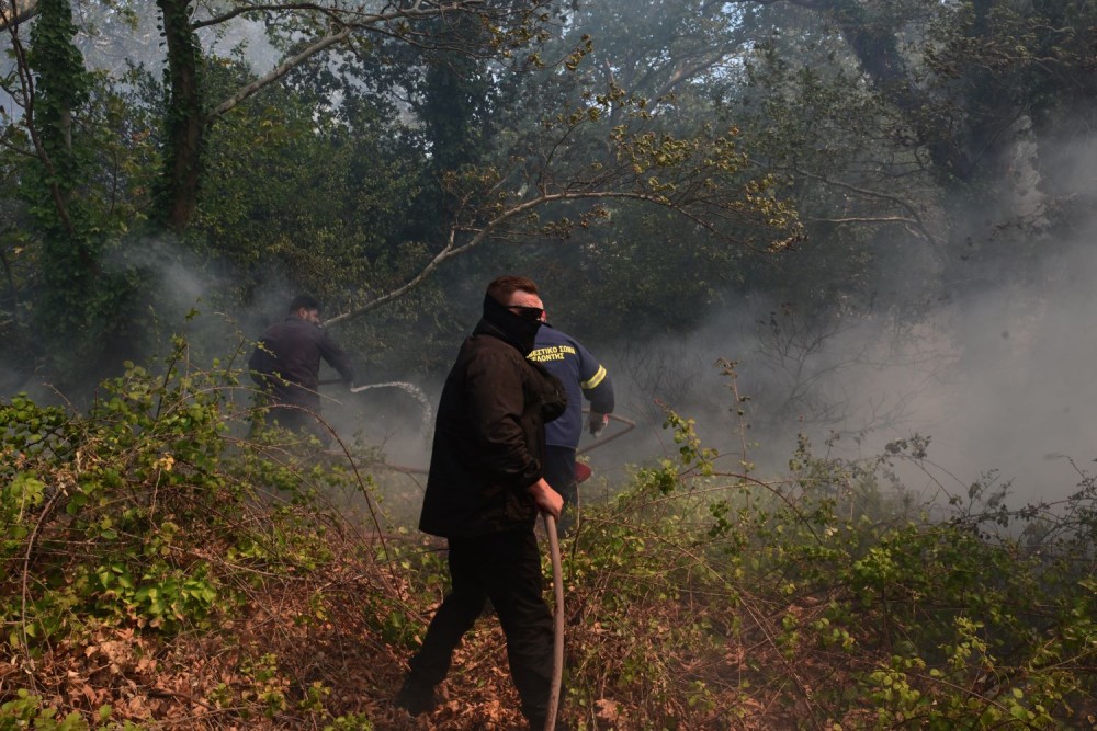 Mήνυμα 112 για εκκένωση της περιοχής Κρασά Άνω Βριλησσίων - Εκκενώνεται προληπτικά το  «Αμαλία Φλέμινγκ»