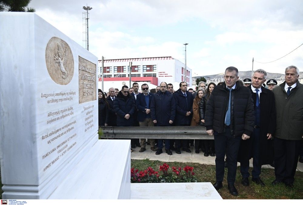 Γιώργος Λυγγερίδης: αποκαλυπτήρια του μνημείου στου Ρέντη