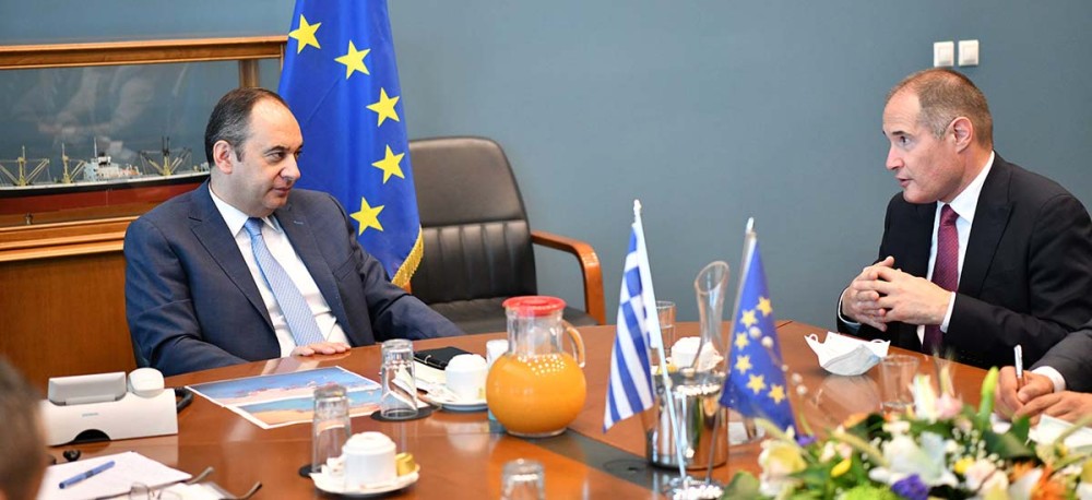 Ενίσχυση της συνεργασίας ζήτησε από τον Εκτελεστικό Διευθυντή της FRONTEX ο Πλακιωτάκης