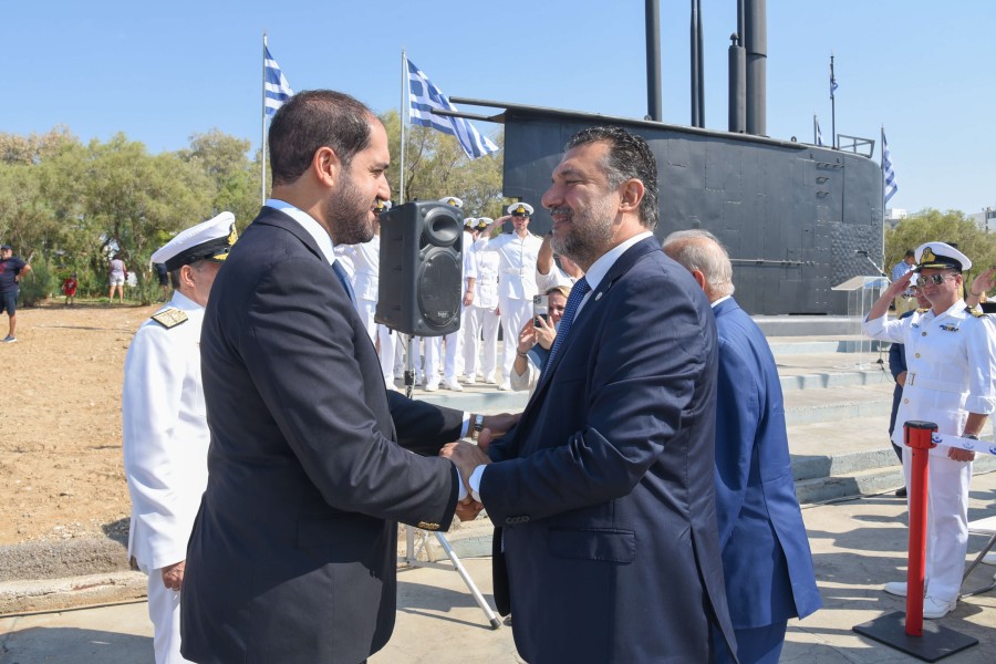 Παρουσία του υφυπουργού Εθνικής Άμυνας Ιωάννη Κεφαλογιάννη το μνημόσυνο Πεσόντων Υποβρυχίων