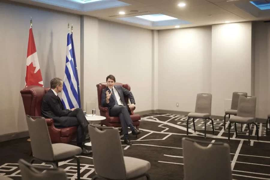 Μητσοτάκης-Τριντό: στον Καναδά Έλληνας πρωθυπουργός μετά από 41 χρόνια - Συμφωνία για τα Canadair