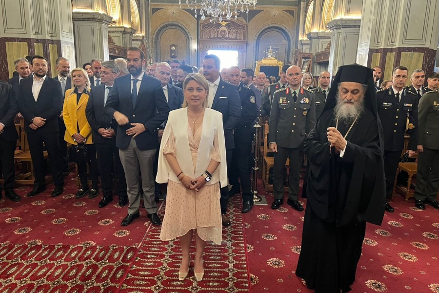 Η Χριστίνα Αλεξοπούλου εκπρoσώπησε τον πρωθυπουργό στην 198η Επέτειο της Εξόδου του Μεσολογγίου