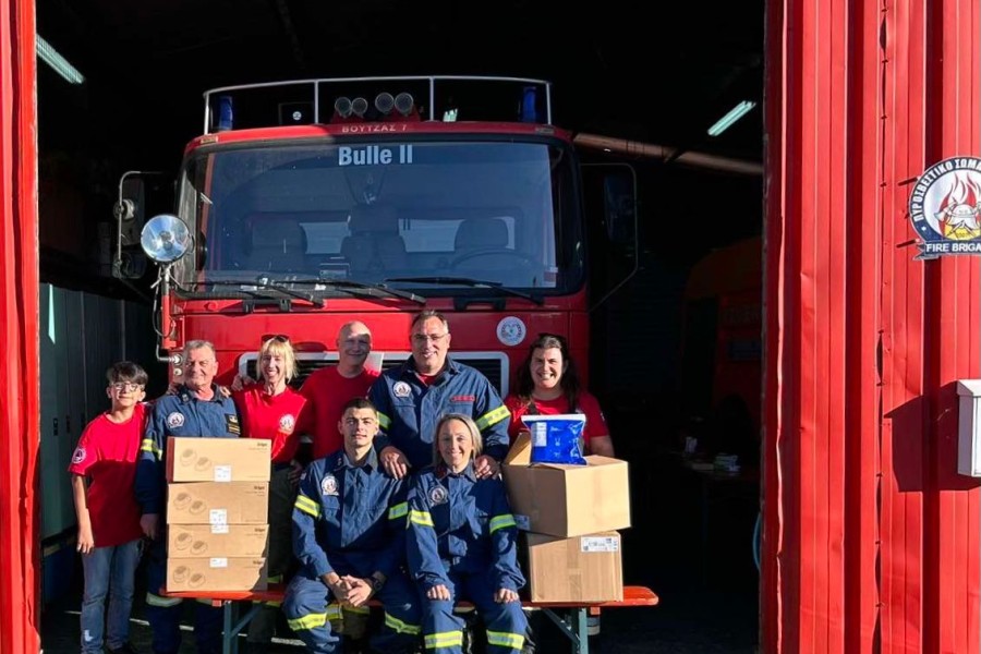 Στήριξη Δημητριάδη στους εθελοντές πυροσβέστες του Νέου Βουτζά