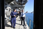 Νίκος Χαρδαλιάς: επιθεώρησε τη φρεγάτα Ψαρά και την εθνική φρουρά στην Κύπρο