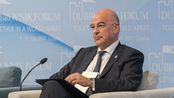 Συνάντηση Δένδια με τον Μακρόν