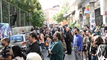 Ένταση στα Εξάρχεια για το μετρό - Τι είπε ο Χάρης Δούκας Ένταση στα Εξάρχεια για το μετρό - Τι είπε ο Χάρης Δούκας